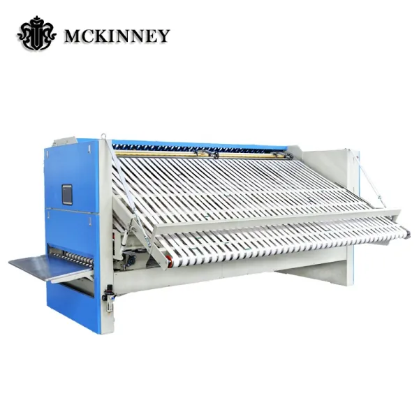 Automatic Linen Folding Machine For Bed Sheet Gauze Industrial Laundry Folder