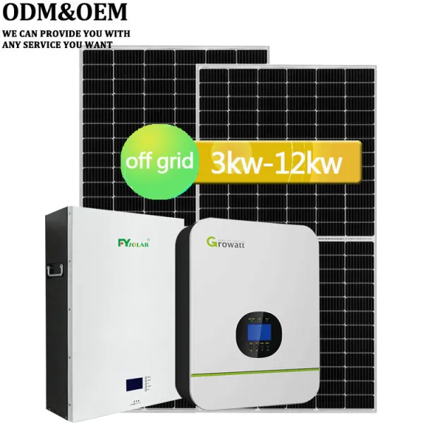 solar set off grid solar energy system 5kw 2kw 10kw 3kw off grid solar power system complete solar panel system for home