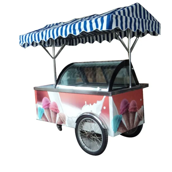 Mobile food truck trailer to sell ice cream cart for sale