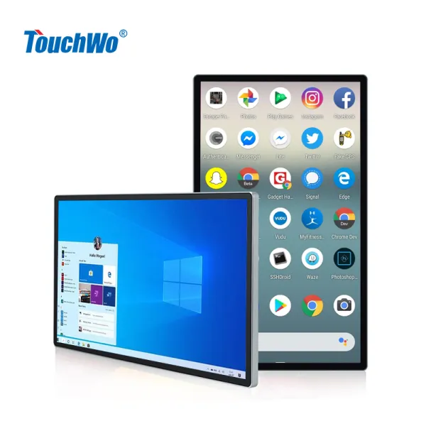 Touchwo capacitive display vertical touchscreen pc monitors all in one android 32" 32inch monitor 32 inch touch screen