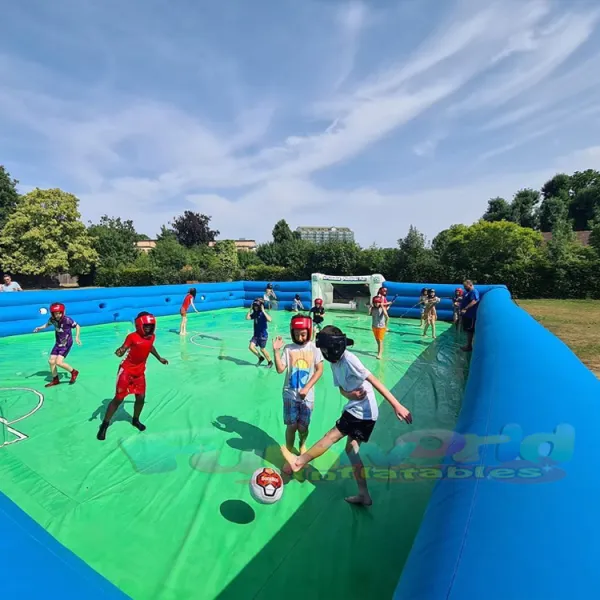 Inflatable Soapy Soccer Field