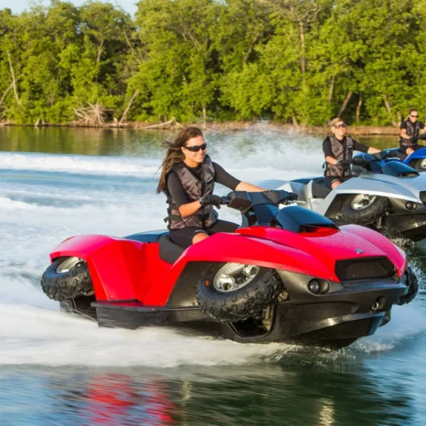New Design High Speed Quad Jet Ski Watercraft Amphibious Car With 1 Seats