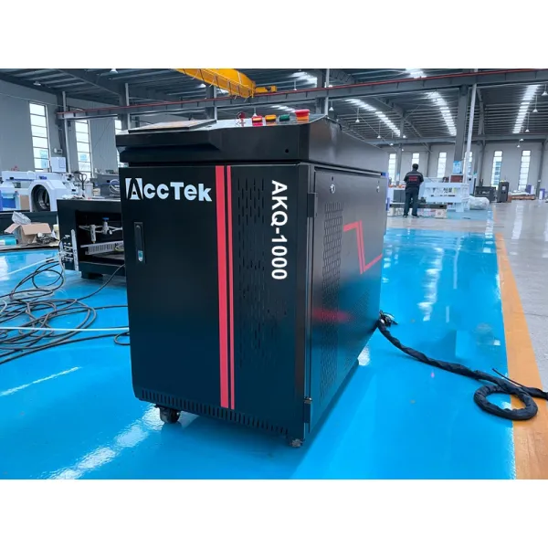Acctek 1500W Fiber Laser Cleaning Machine for Rust Removal Industrial Pipeline Cleaning Equipment