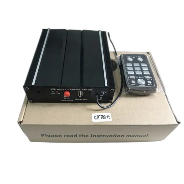 Wireless controlled electronic car siren 100W Alarm system CJB7200-P5
