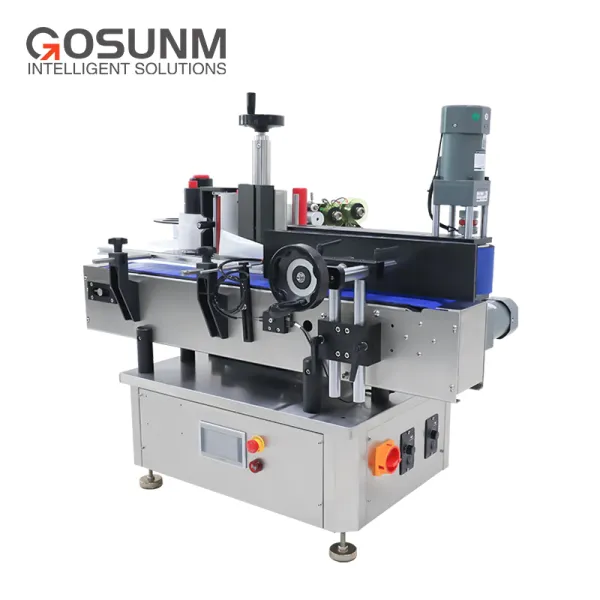 GOSUNM Cheap Price Cup Labeling Machine Automatic Bottle Labeling Machine with Date Code Printer.