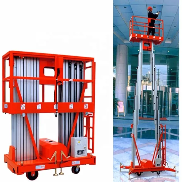 Hot sale Telescopic Ladder 15 meter Aluminum Hydraulic one man lift Platform