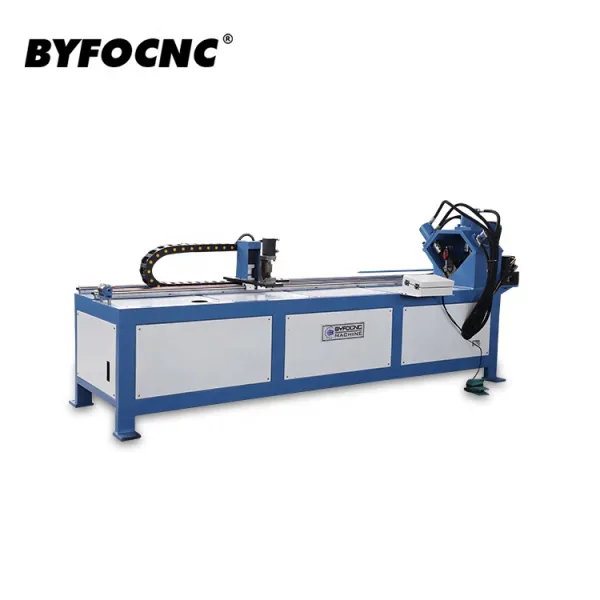 BYFO HVAC duct Angle iron production line CNC angle iron cutting building material machinery