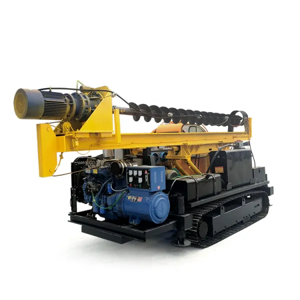 Crawler Photovoltaic Project Long Earth Auger Drill Machine For Bore Pile