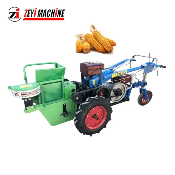6286 Quality Single Row Walking Tractor Mounted Mini Corn Harvester