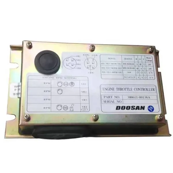 DH200 Excavator Throttle Controller 300611-00138A 300611-00138  300611-00123