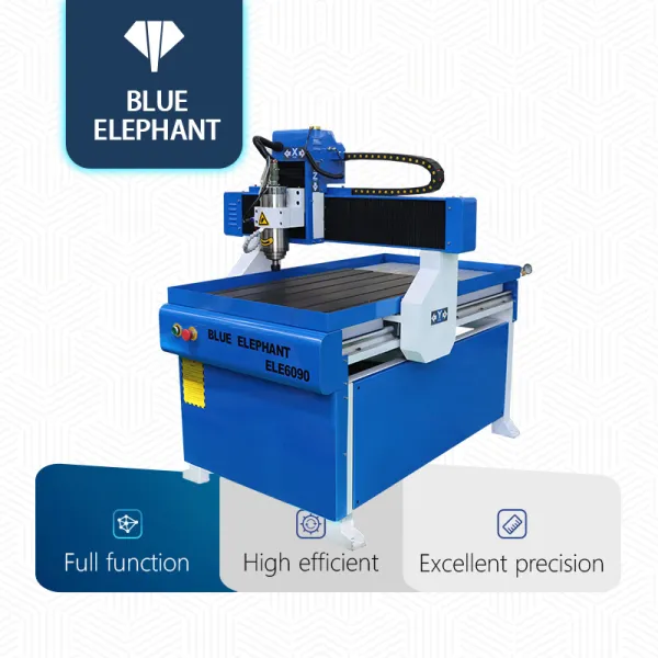 Blue Elephant 6090 Cnc Router Mill Engraver Machine For Wood Engraving