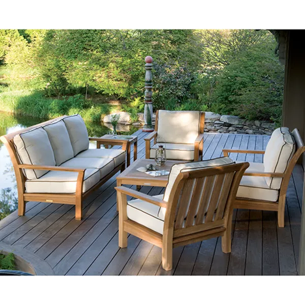 Sofa Sets Outdoor Teak Wood Patio Garden Furniture