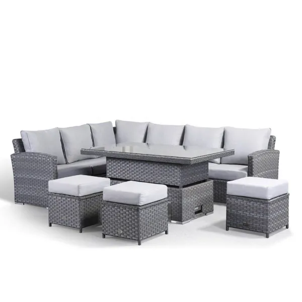 UK Model  Garden wicker furniture all weather outdoor sofa with modern design cheap price