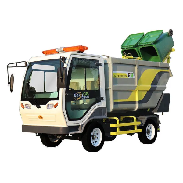 Baiyi-L35 Hot-selling Small Electric Garbage Collecting Truck Rear-loading Compactor Garbage Truck