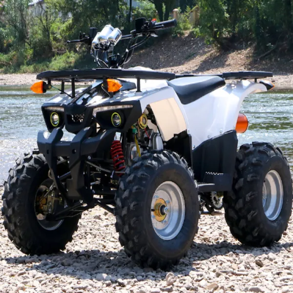 Inteleybike Adult Quad Bike ATV 125cc With Four Wheel ATV Motorcycle For All Terrain off-Road Mountain Bike