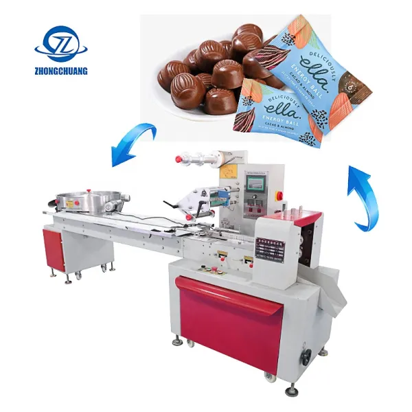 High Speed  Wrapping Packaging Machine Candy Horizontal