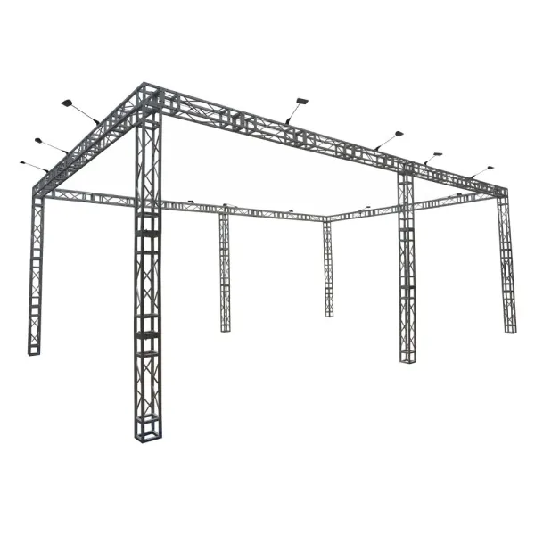Tianyu Easy Portable Exhibition Aluminum Stage Curved Truss System For Display