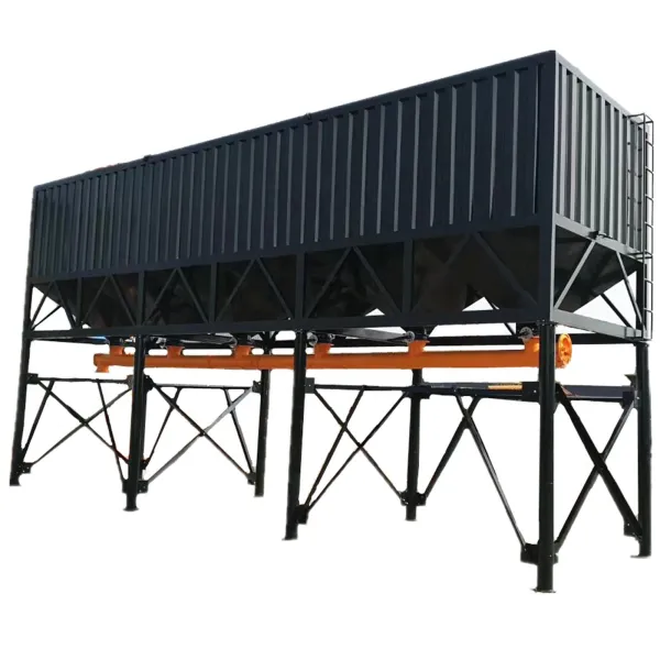 35t 50t 70t 100t mobile horizontal cement storage silo with filter