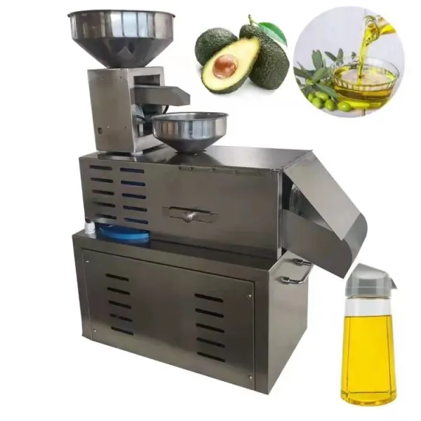 Cold pressed olive oil making machine or Avocado, Coconut oil extraction machine  for home use HJ-P52