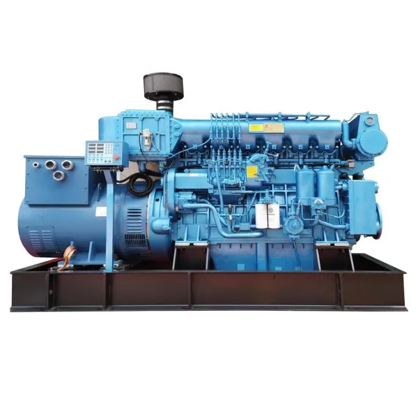 New AC 3 phase 437KVA air-cooled water-cooled supplier 350kw genset weichai marine engine diesel generator set