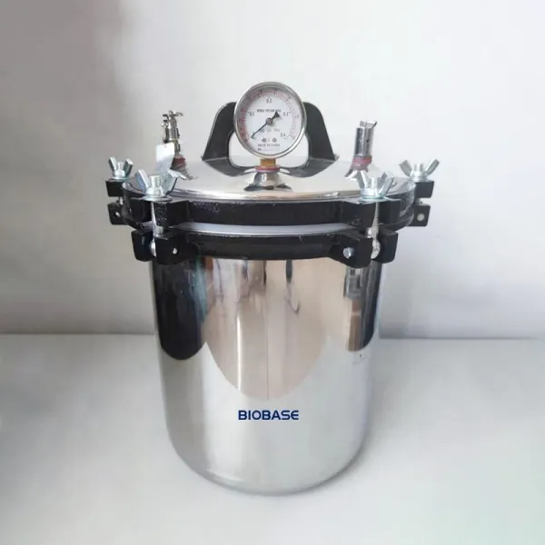 Biobase portable autoclave With Over-temp and over-pressure protection water level gauge Autoclave BKM-P24I for lab