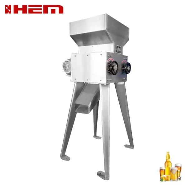 Electrical Malt Mill with Stainless Steel or Carbon Steel Rollers Support Custom make for Micro Brewery Home Brewery