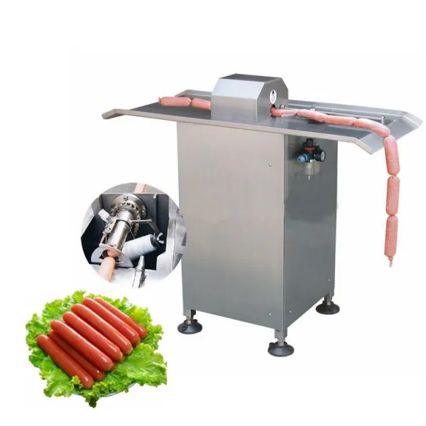 Sausage linker machine (Sausage tying knotting machine)