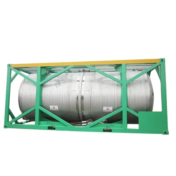 16000 L DNV 2.7-1 Standard Lifting Frame Baskets 20ft Offshore Tote Tank Container