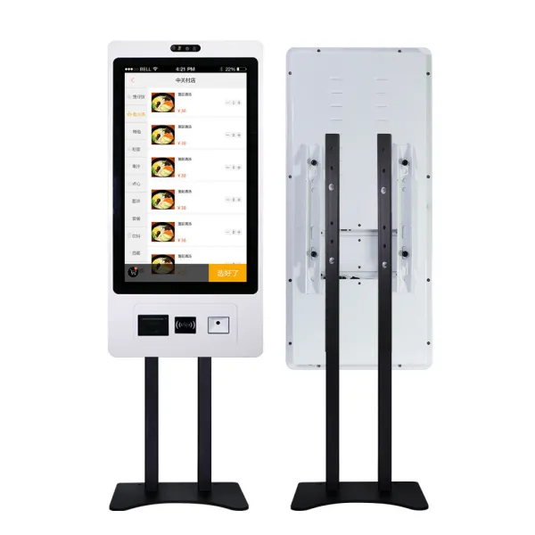 32 inch Restaurant Automatic Kiosk Touch Screen Unattended Self Ordering Self Service Payment Kiosk