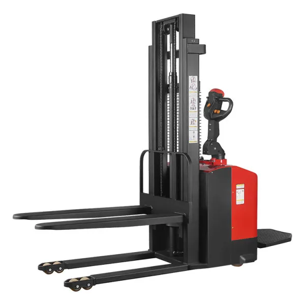 3000mm Max Heigh1ton 1.5ton Rated Load Standing  Electric Stacker  2000kg Electric Forklift Truck