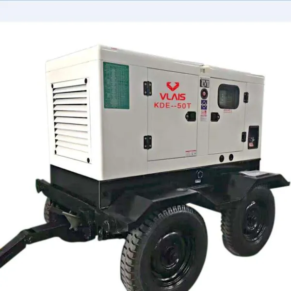 Factory direct sale water-cooled diesel generator supplier 50kw 60kva silent portable diesel generator