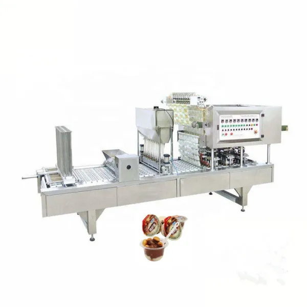 Factory Price Chocolate Cup with Biscuit Packaging Machine