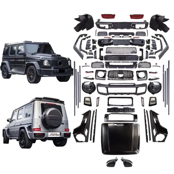 Auto Tuning Part Accessories Body Kits For Mercedes-Benz G-Class G Wagon G500 G550 W463 2000-2018 Change to W464 2019+ B-Brabus
