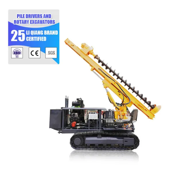 Efficient and Sturdy Rock Pile Driver: Ground Screw Pile Driver