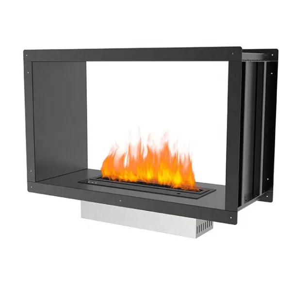 Manufacturer Customized Modern Insert 1800mm Double Side Openning Fireplace Indoor Bio Alcohol Ethanol Fireplaces