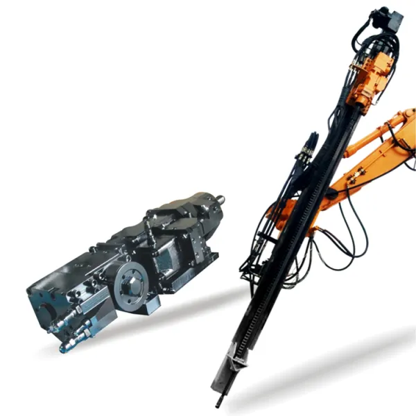 PD45 Mast Drill 32-64mm Excavator Mounted Rock Drill for Drilling and Blasting, Quarrying &amp; Mining