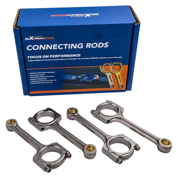 "maXpeedingrods Forged I-Beam Racing Connecting Rods with ARP2000 Bolts for Honda GK5 L15B L15B2