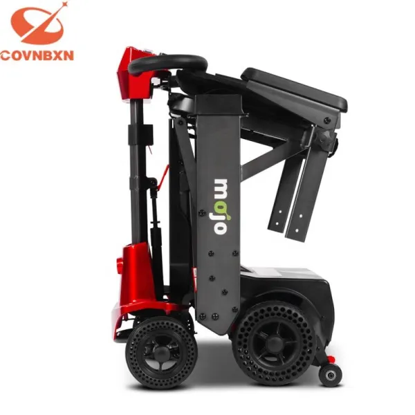 Outdoor Disability Scooter Manual Folding Powered Lightweight Electric Mobility Scooter