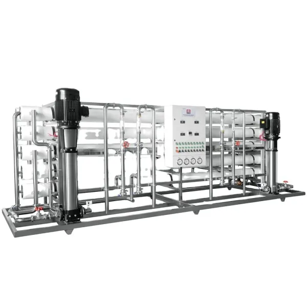 RO-5000L Cosmetic Two Stage Mineral  Stainless Steel Pure Water Treatment Unit