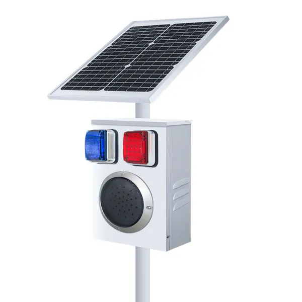 Smart Solar Alarm Lamp 120dB Strobe Easy Installation Motion Detection
