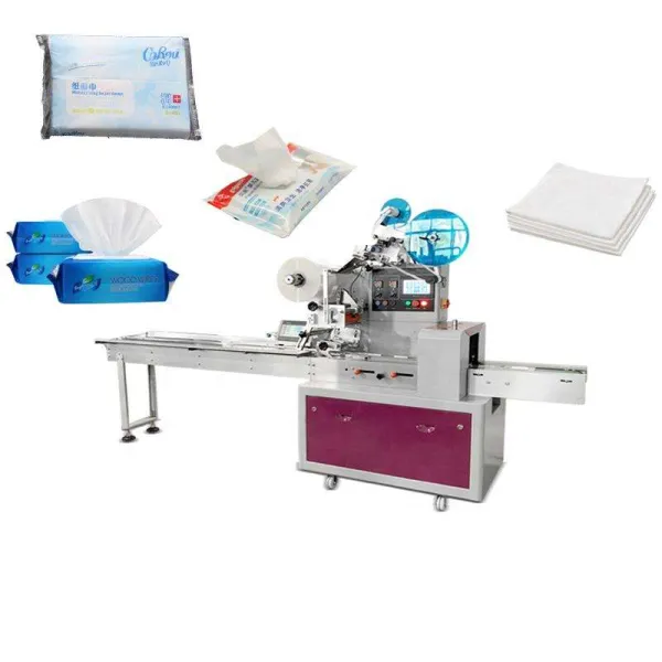Easy To Operate Kitchen Wet Tissue Packing Machine For Napkin Paper Packing Machine