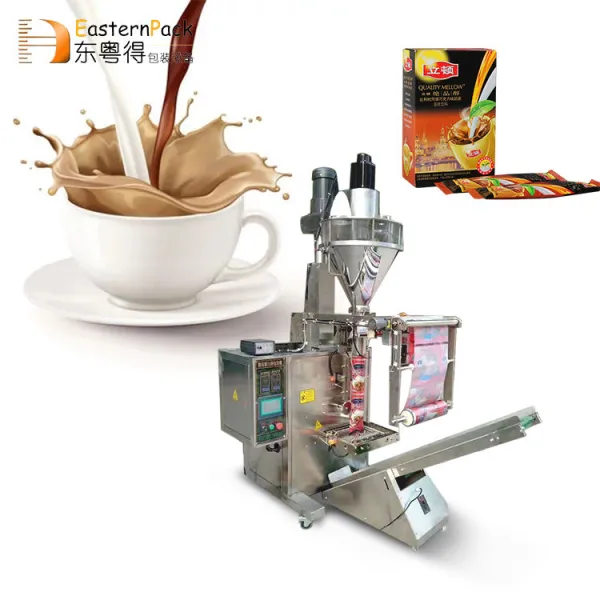 Vertical Multi Line 6 Lanes Stick Coffee Powder Packing Machine Plastic Packaging For Coconut Powder