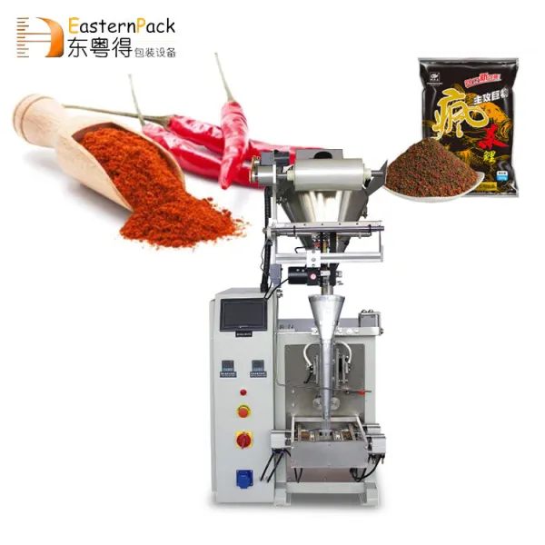Automatic Flour Chili Pack Bag Small Sachet Granule Milk Powder Filling Machine