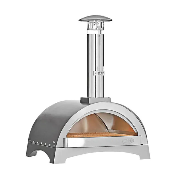 Built-In Stainless Steel Outdoor Wood Fire Pizza Oven