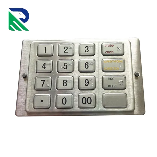 ATM Machine Parts  70111057 Impressive Russian keyboard OKI EPP Keypad ZT598-L2C-D31