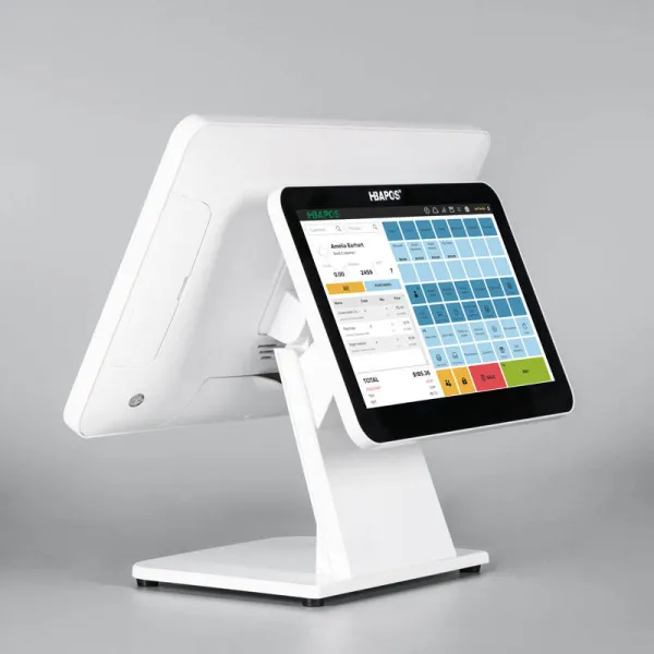 Desktop Complete Solution POS System Cash Payment Machine With Printer Customer Display Cash Drawer Printer