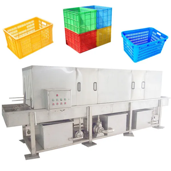 Stainless steel poultry crate washer/plastic pallets washing machine/vegetable basket washing machine for Sales