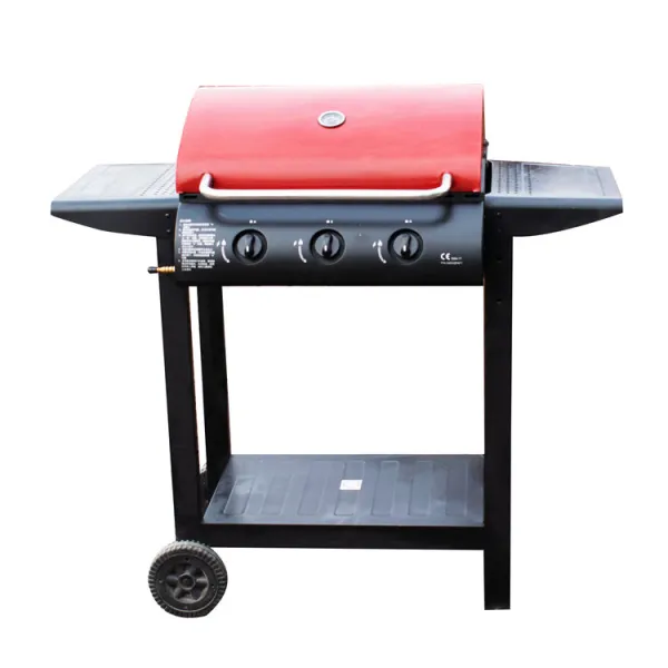 Portable 3 Burner Combination Gas Grill Stainless Steel Detachable tabletop Gas  Grills for Commercial Restaurant Kebabs