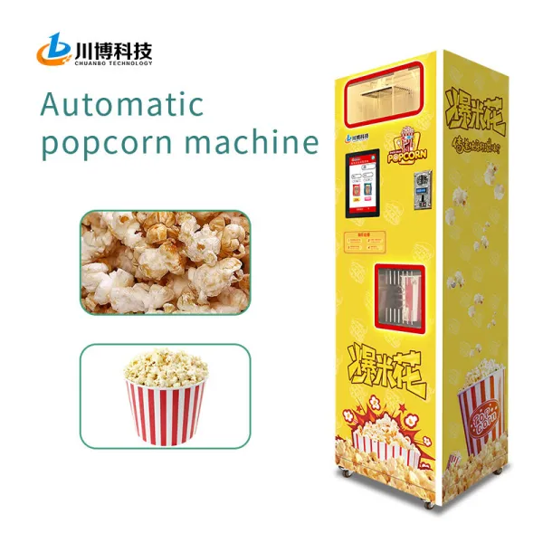 Automatic Making Popcorn Smart Maker  Factory Outlet  Popcorn Vending Machine