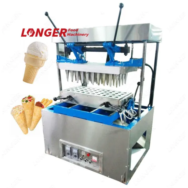 Commercial Pizza Cone Maker Equipment Ice Cream Cone Machine For Sale